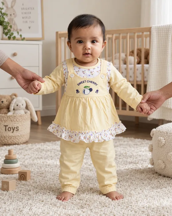 Mumsyde_Kids_Sweet_Cherry_Set_–_Yellow_Pinafore_with_Floral_Inner_Top_and_Matching_Pants