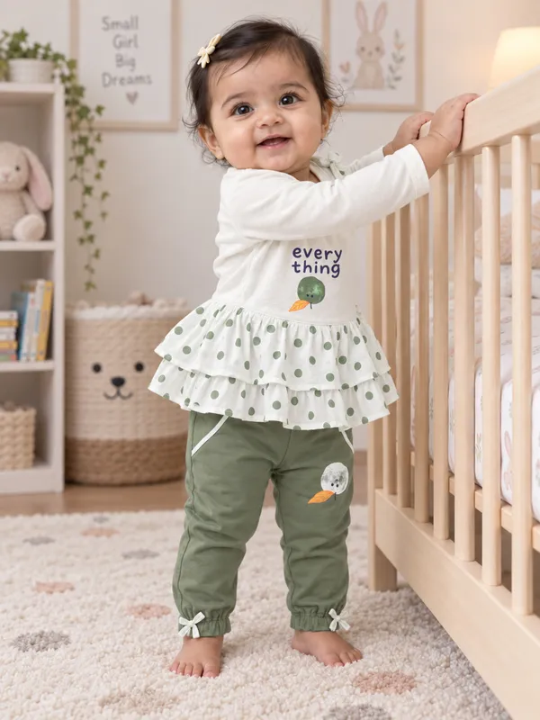 Mumsyde_Kids_Little_Olive_Garden_Set_–_Green_Polka_Dot_Ruffle_Top_with_Sage_Pants