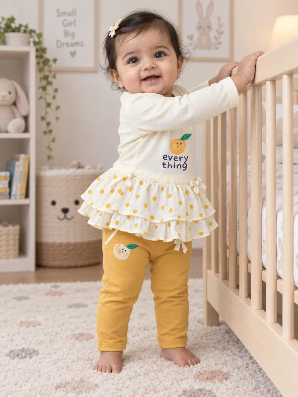 Mumsyde_Kids_Little_Sunshine_Set_–_Cream_Printed_Ruffle_Top_with_Mustard_Yellow_Pants