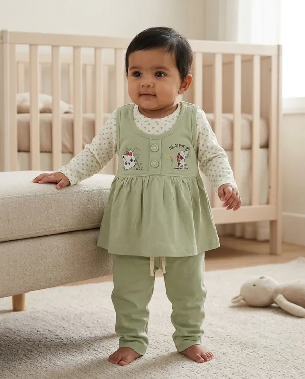 Mumsyde_Kids_Little_Sage_Garden_Set_–_Sage_Green_Pinafore_with_Polka_Dot_Top_and_Matching_Pants