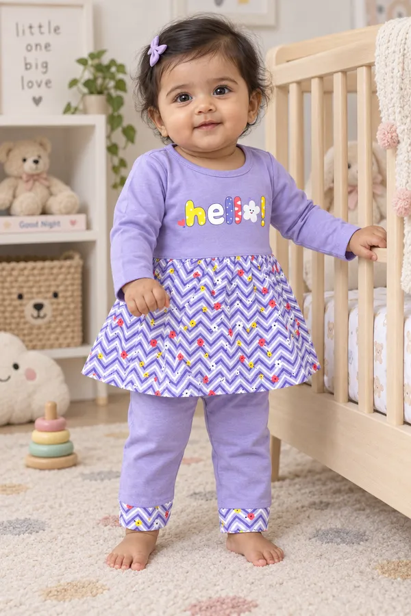 Mumsyde_Kids_Little_Lavender_Dreams_Set_–_Purple_Hello_Printed_Top_with_Zigzag_Overlay_and_Matching_Pants