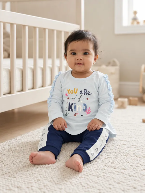 Mumsyde_Kids_Little_Ocean_Star_Set_–_Sky_Blue_Printed_Top_with_Navy_Blue_Star_Panel_Pants