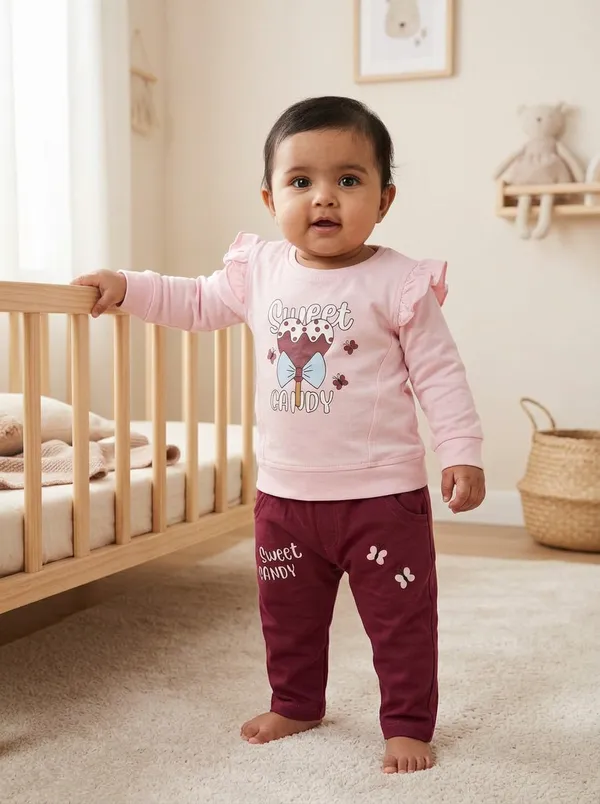 Mumsyde_Kids_Berry_Candy_Set_–_Pink_Full_Sleeve_Ruffle_Top_with_Burgundy_Printed_Pants