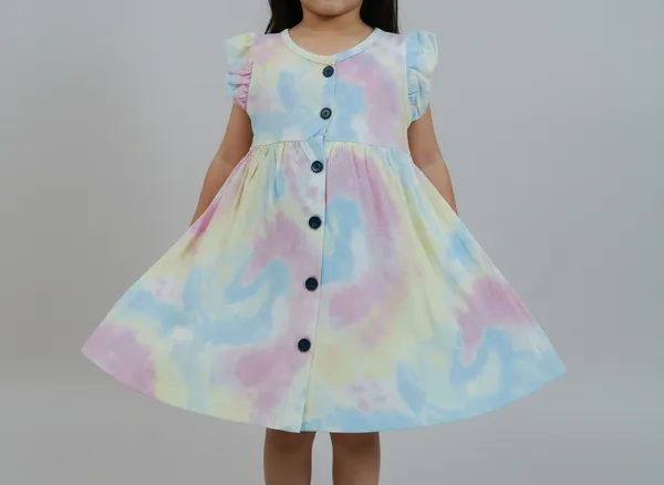 Multicolor_Cotton_Girls_Dress_For_Girls
