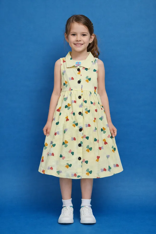 Multicolor_Cotton_Girls_Dress_For_Girls