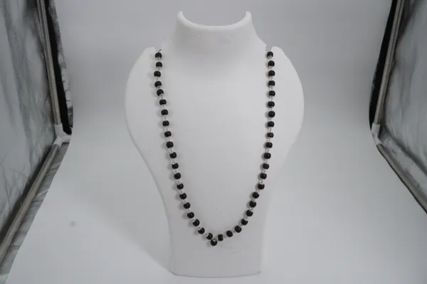 Natural_Karungali_Mala_With_German_Silver_Spacers_|_Black_And_Silver