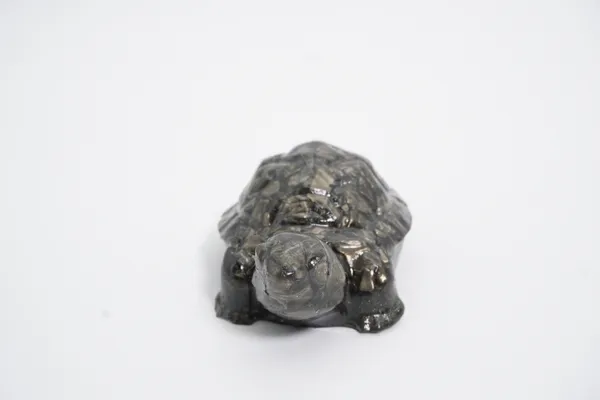 Pyrite_Orgonite_Turtle_|_Wealth_Attraction_And_Protection_Vastu_Tortoise_|_Metallic_Grey_And_Golden