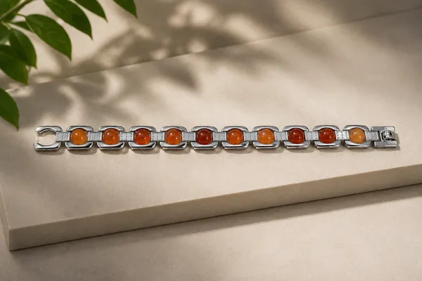 Carnelian_Stone_Bracelet_|_Natural_Orange_Healing_Crystal_For_Energy_And_Confidence_|_Silver_And_Orange