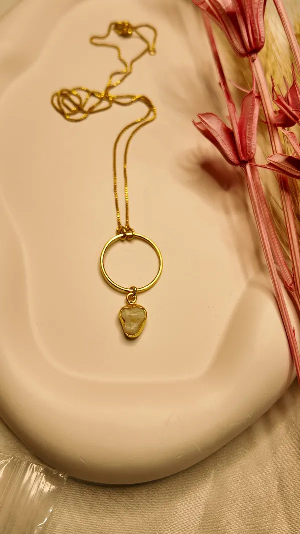 Gold_Hydro_Pink_Opal_Chain_With_Pendent_For_Women
