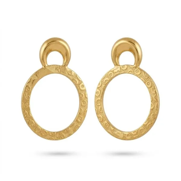 Double_Circle_Textured__Earrings_For_Women