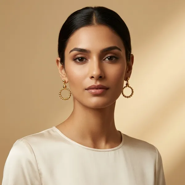 Gold_And_Silver_925_Plating_Earring_For_Women