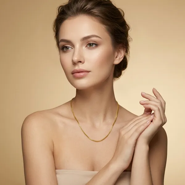 Silver_925_With_Gold_Plating_Necklace_For_Women