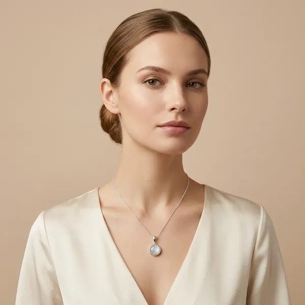 Silver_Natural_Rainbow_Moonstone,_Chain_With_Pendent_For_Women