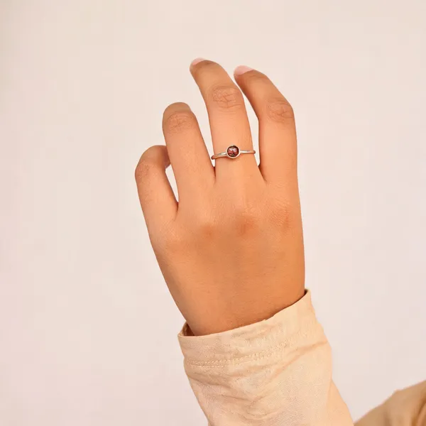 Silver_And_Rose_Pink_Stone_Ring_For_Women