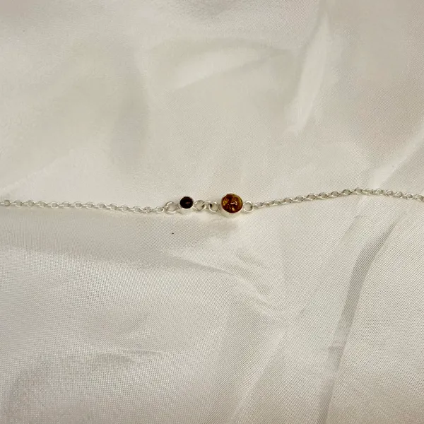 Silver_And_Brown_Tourmaline_Bracelet_For_Women