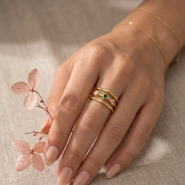 The_Multi-Stone_Triple-Band_Open_Ring