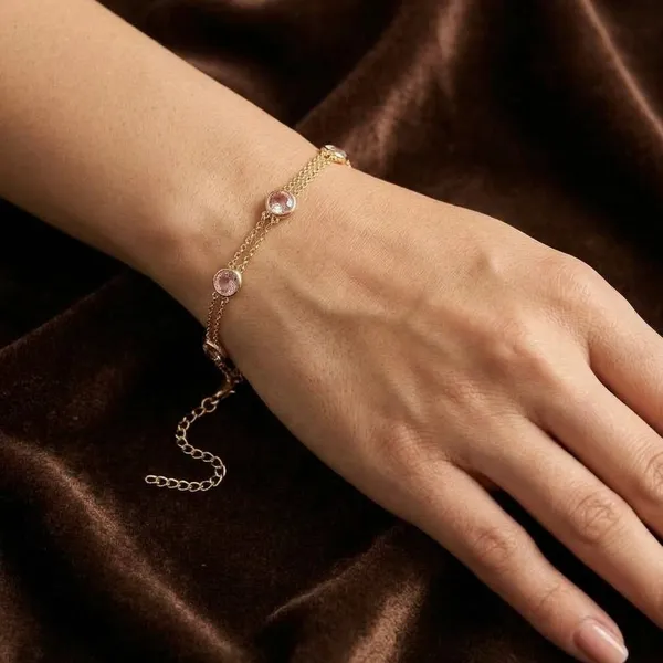 The_Pink_Sapphire_Bezel_Station_Double_Chain_Bracelet