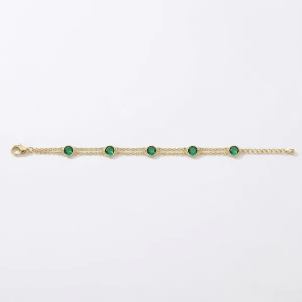 The_Pink_Sapphire_Bezel_Station_Double_Chain_Bracelet