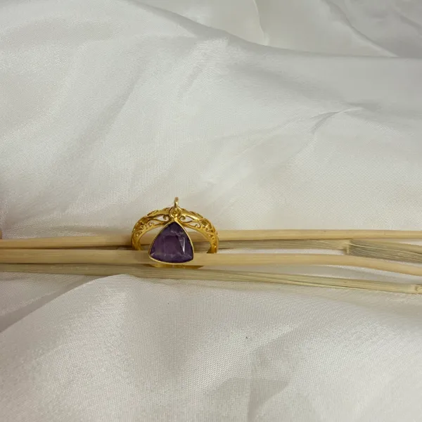 Gold_And_Purple_Amethyst,_Silver_With_Plating_Finger_Ring_For_Women