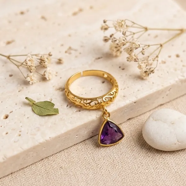 Gold_And_Purple_Amethyst,_Silver_With_Plating_Finger_Ring_For_Women