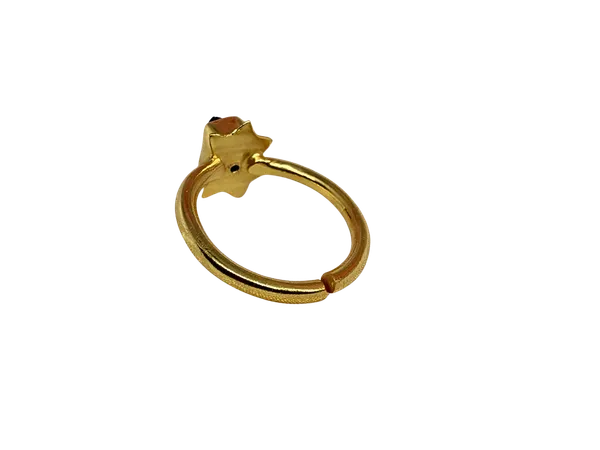 Natural_green_tourmaline_Gold__,_Silver_With_Plating_Ring_For_Women