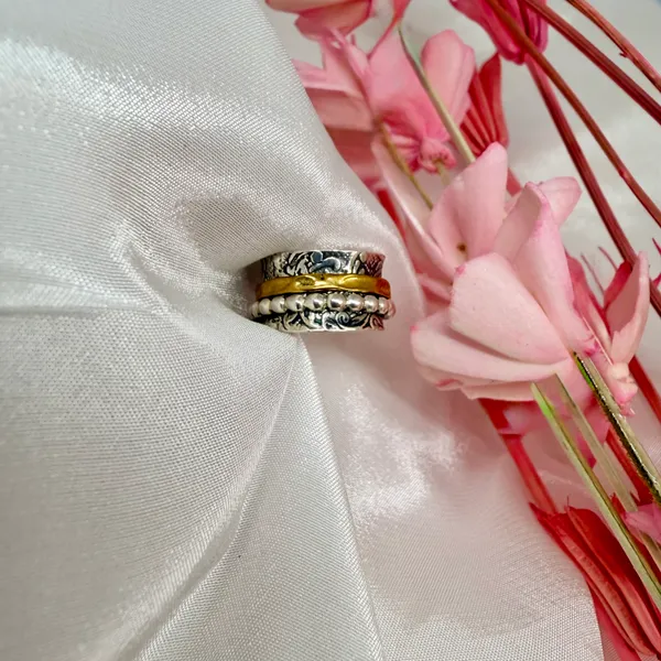 Gold_And_Silver_925_Pinky_Finger_Ring_For_Women