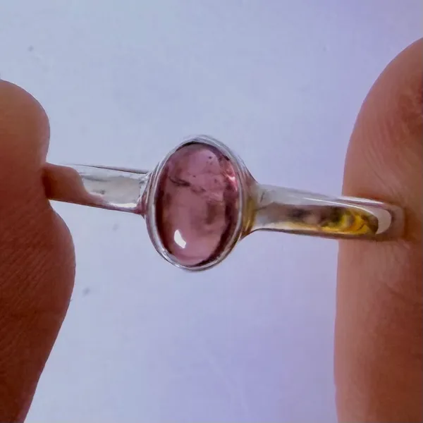 Silver_And_Rose_Pink_Stone_Ring_For_Women