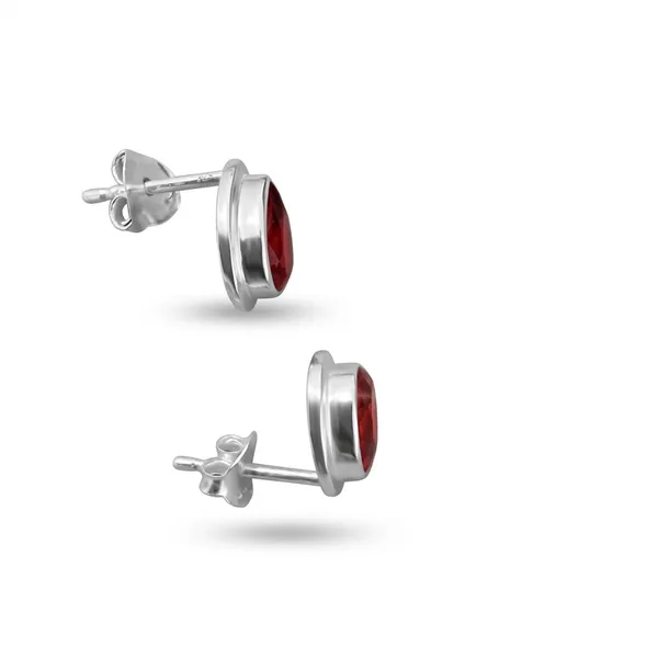 Garnet_Tear_Drop_Bezel_Studs