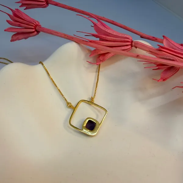 Gold_And_Purple_Amethyst_Chain_With_Pendent_For_Women