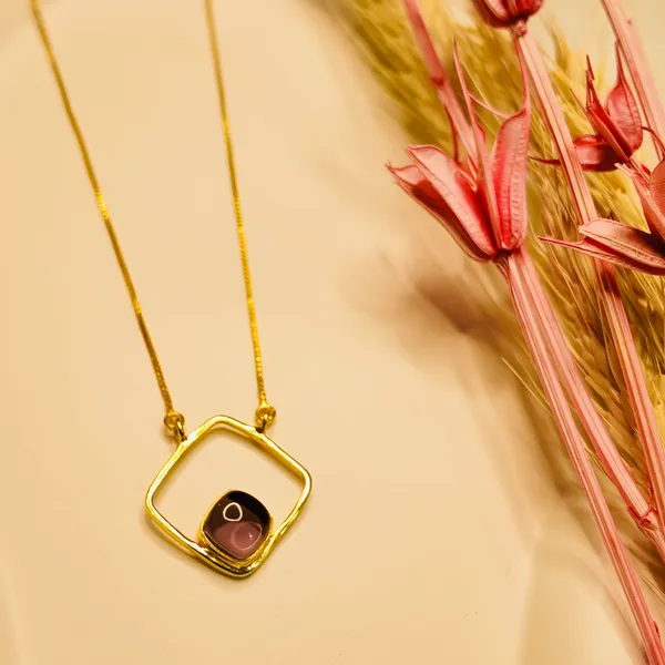 Gold_And_Purple_Amethyst_Chain_With_Pendent_For_Women