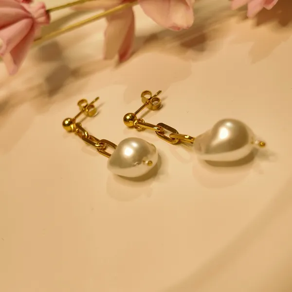 Gold_And_Pearl_Silver_Earrings_For_Women