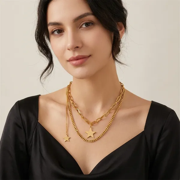 Star_Drip_Necklace_|_Anti-Tarnish_Jewellery
