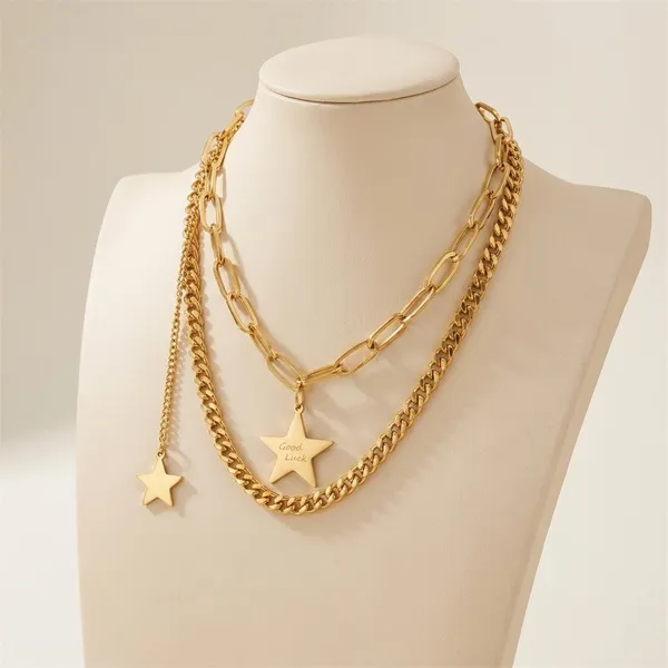 Star_Drip_Necklace_|_Anti-Tarnish_Jewellery