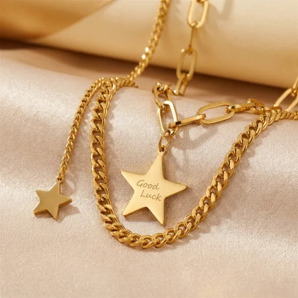 Star_Drip_Necklace_|_Anti-Tarnish_Jewellery