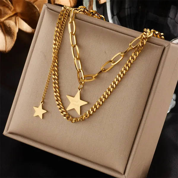 Star_Drip_Necklace_|_Anti-Tarnish_Jewellery