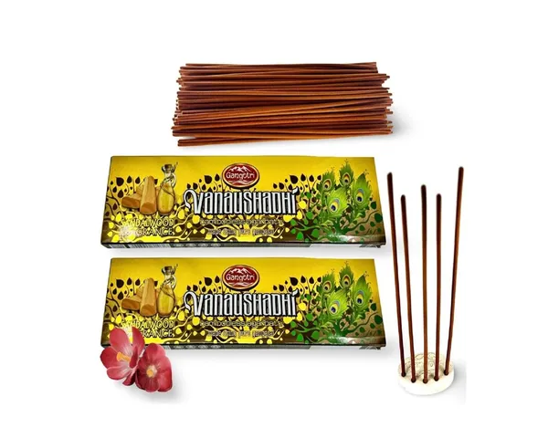 Gangotri_Vanaushadhi_Bambooless_Incense_Stick_Agarbatti_(124_Pcs)_Pack_Of_2