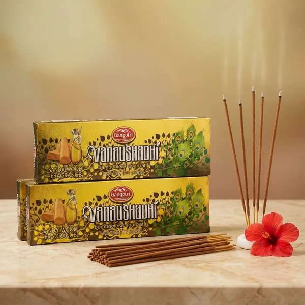 Gangotri_Vanaushadhi_Bambooless_Incense_Stick_Agarbatti_(124_Pcs)_Pack_Of_2