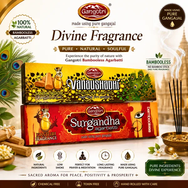 Gangotri_Vanaushadhi_,_Surgandha_Bambooless_Agarbatti_Pack_Of_2