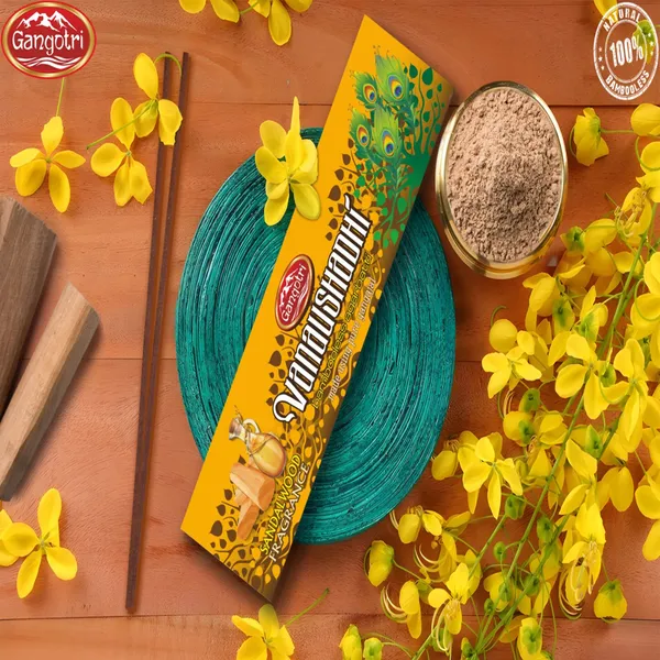 Gangotri_Vanaushadhi_Bambooless_Incense_Stick_Agarbatti_(128_Sticks)_Pack_Of_2