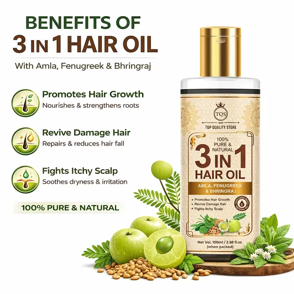 3_in_1_Hair_Oil_with_Amla,_Fenugreek_&_Bhringraj_for_Strong,_Smooth_&_Healthy_Hair_|_Natural_Hair_Care_Oil_for_Daily_Use_|_Herbal_Hair_Oil_for_Men_&_Women_|_Non_Sticky_Hair_Oil_by_Top_Quality_Store