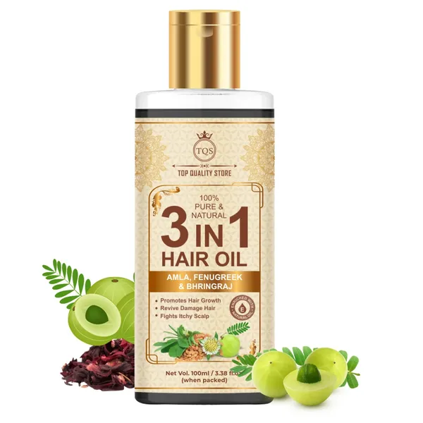 3_in_1_Hair_Oil_with_Amla,_Fenugreek_&_Bhringraj_for_Strong,_Smooth_&_Healthy_Hair_|_Natural_Hair_Care_Oil_for_Daily_Use_|_Herbal_Hair_Oil_for_Men_&_Women_|_Non_Sticky_Hair_Oil_by_Top_Quality_Store