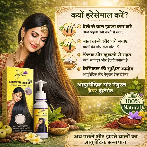 Zafran_Hair_Growth_Oil_Therapy_India_100ML