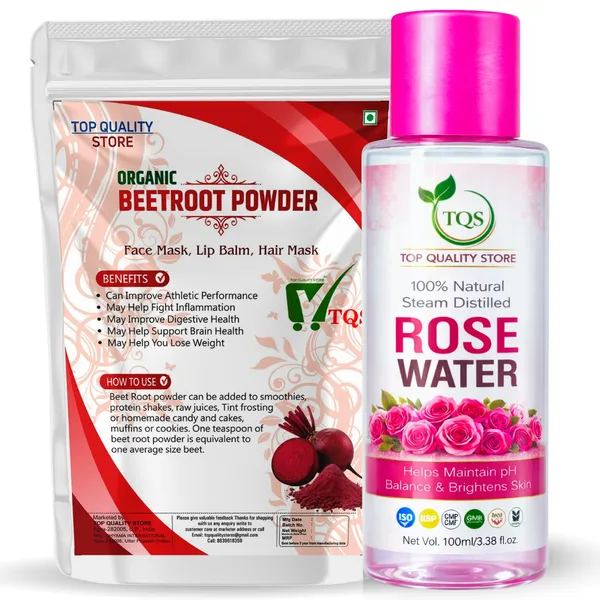 Top_Quality_Store_Beetroot_Powder_with_100%_Natural_Rose_Water_Combo_for_Face_Pack,_Skin_Care,_Lip_Care,_Hair_Mask,_Natural_Glow_Care,_Herbal_Powder_&_Steam_Distilled_Rose_Water_for_Daily_Beauty_Routi