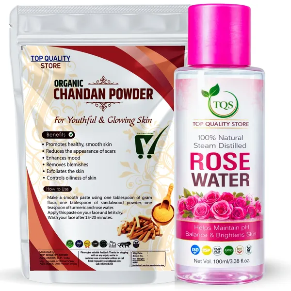 Natural_Chandan_Powder_with_100%_Natural_Rose_Water_for_Face_Pack,_Skin_Brightening,_Glowing_Skin,_Acne_&_Dark_Spot_Removal,_Sandalwood_Powder_with_Steam_Distilled_Gulab_Jal_for_Smooth_Healthy_Skin_Ca