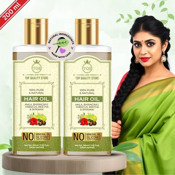 TQS_5-in-1_Hair_Growth_Oil_|_Reduces_Hair_Fall_|_Promotes_Thick_&_Strong_Hair_|_Anti-Dandruff_&_Scalp_Nourishment_|_Natural_Herbs_Blend_for_Hair_Regrowth_–_200ml