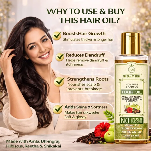 Herbal_Hair_Oil_with_Amla,_Bhringraj,_Hibiscus,_Reetha_&_Shikakai_|_Natural_Hair_Care_Oil_for_Strong,_Smooth_&_Shiny_Hair_|_Daily_Use_Non_Sticky_Hair_Oil_for_Men_&_Women_|_Pure_Hair_Oil_by_Top_Quality