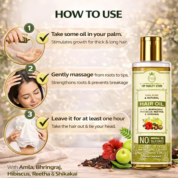 Herbal_Hair_Oil_with_Amla,_Bhringraj,_Hibiscus,_Reetha_&_Shikakai_|_Natural_Hair_Care_Oil_for_Strong,_Smooth_&_Shiny_Hair_|_Daily_Use_Non_Sticky_Hair_Oil_for_Men_&_Women_|_Pure_Hair_Oil_by_Top_Quality