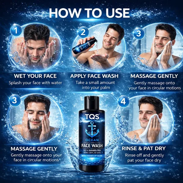 TQS_Men’s_Ocean_Face_Wash_|_Refreshing_Facial_Cleanser_with_Marine_Minerals_&_Ocean_Essence_|_Controls_Excess_Oil,_Deep_Cleans_Pores_|_SLS_Paraben_Free_|_100_ml