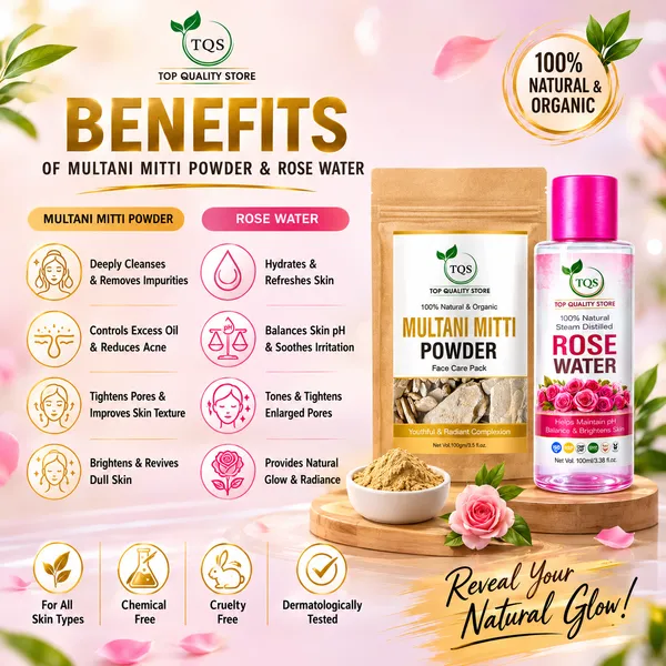 Multani_Mitti_Powder_Face_Care_Pack_And_Rose_Water_Combo