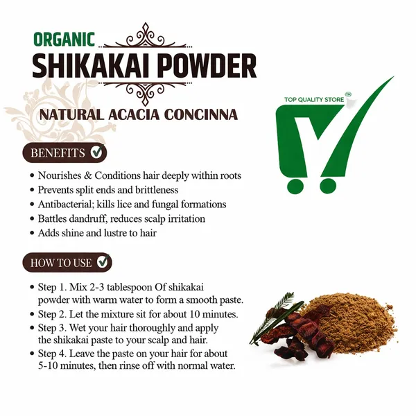 Top_Quality_Store_Organic_Shikakai_Powder_for_Hair_Care_|_100%_Natural_Acacia_Concinna_Powder_for_Hair_Wash,_Strong_&_Shiny_Hair,_Herbal_Hair_Cleanser_Powder_for_Men_&_Women,_No_Chemicals,_Natural_Hai